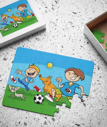ChainZd Soccer Kids' Puzzle, 30-Piece
